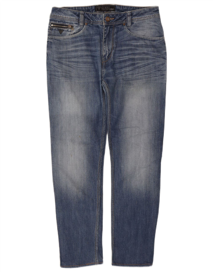 Guess Vaqueros Rectos Hombre W32 L29 Algodón Azul