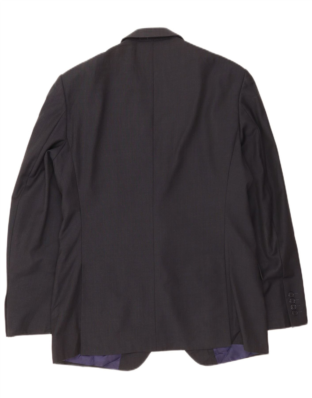 Marks & Spencer Chaqueta tipo blazer de 2 botones para hombre UK 40 Grande Poliéster azul marino