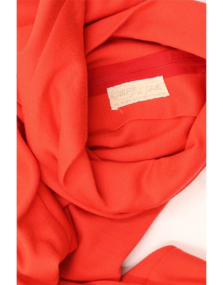 Gulp Vestido tubo de manga 3/4 para mujer UK 42 Rojo mediano