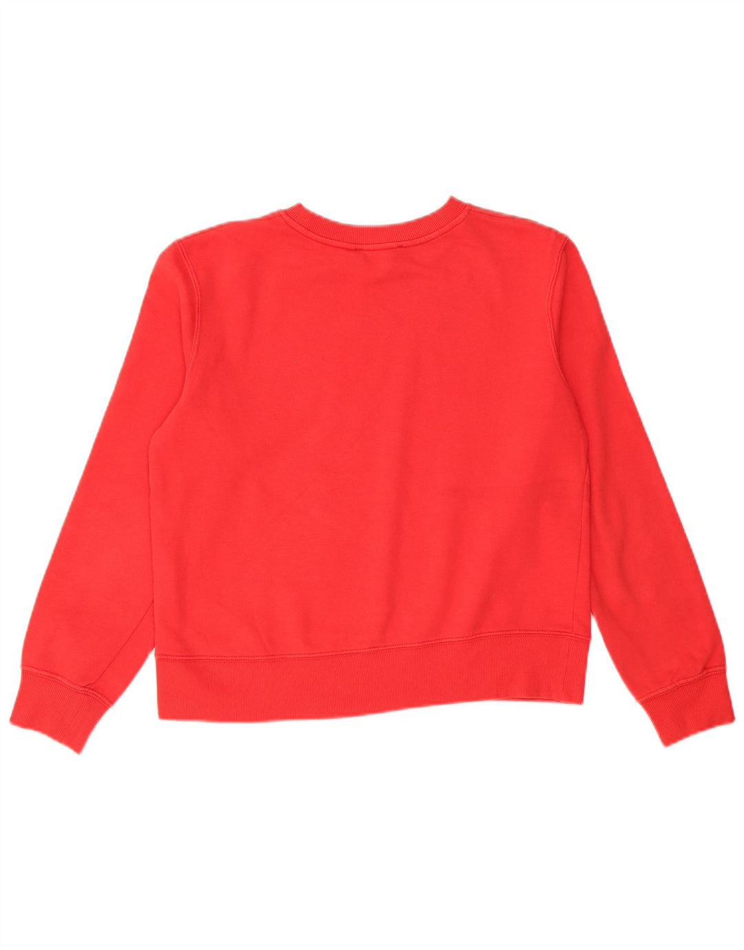 Zara Mujer Sudadera Jumper UK 14 Mediano Rojo Algodón
