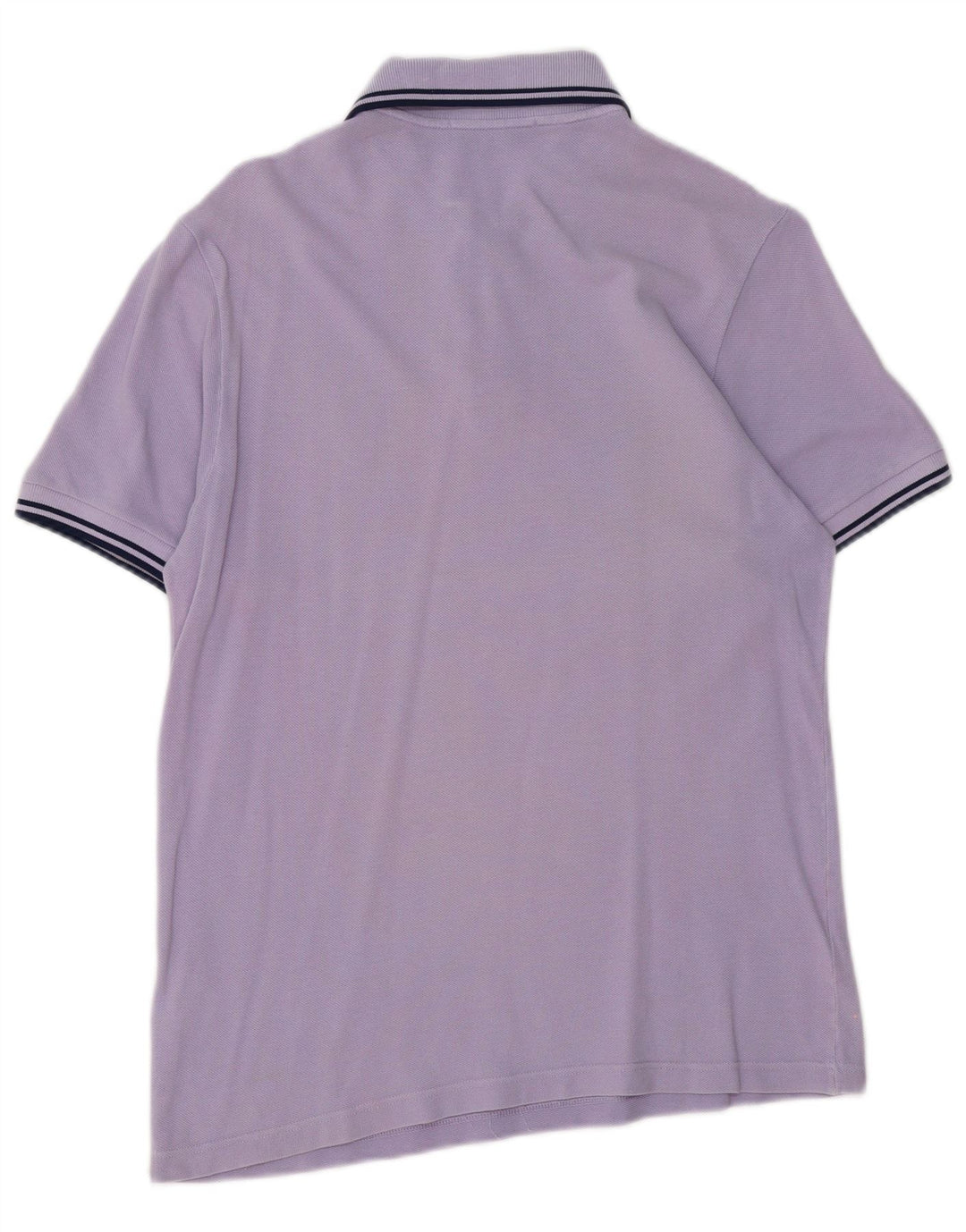 FRED PERRY Polo para hombre pequeño algodón morado
