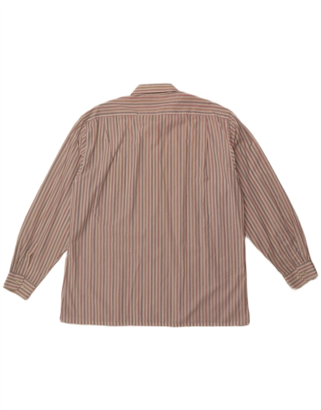 CACHAREL Camisa Hombre Talla 43 XL Blanco Roto Rayas
