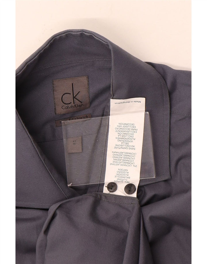 Calvin Klein Hombre Talla 41 16 Grande Gris