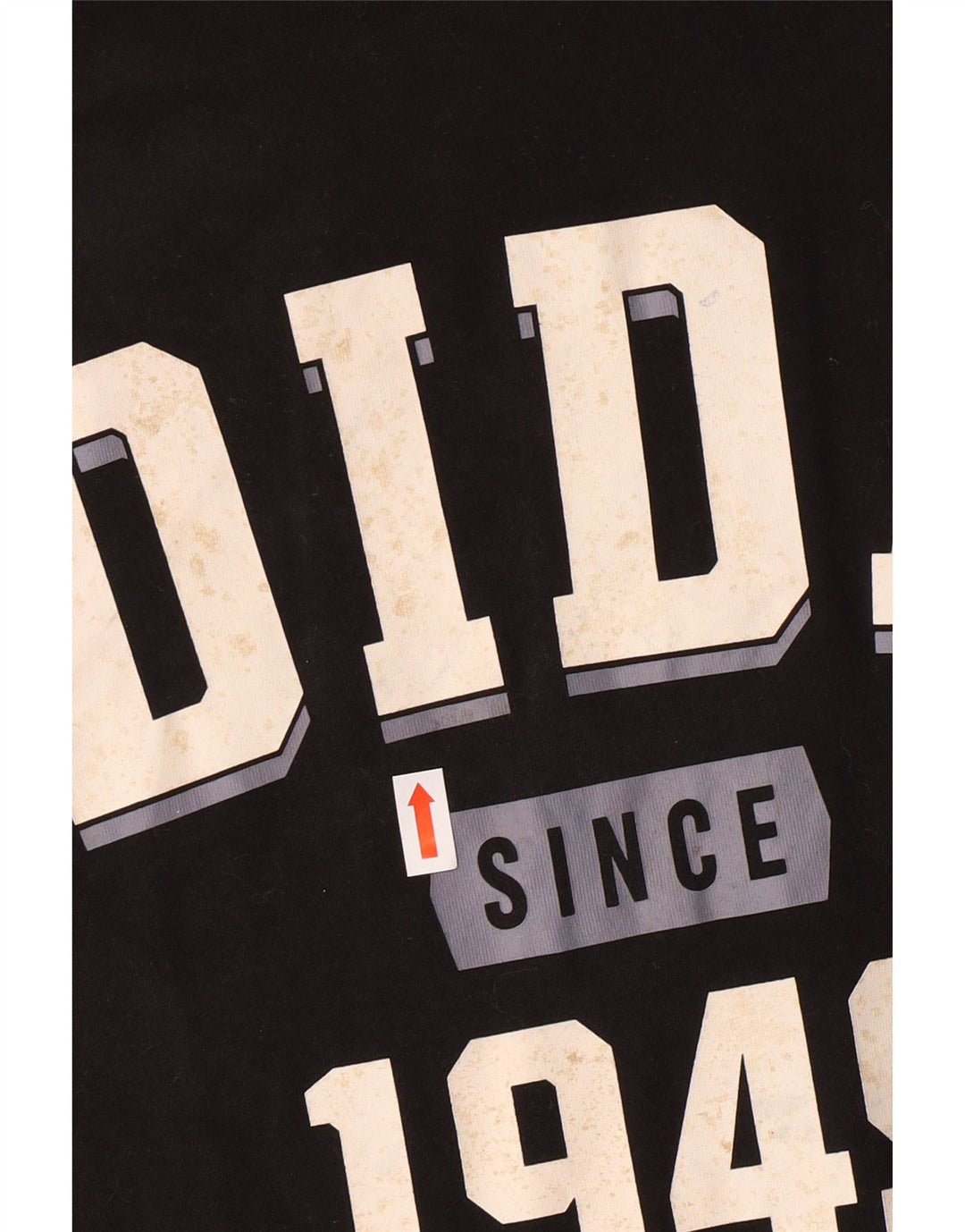 ADIDAS Camiseta gráfica para hombre Top 2XL Algodón negro