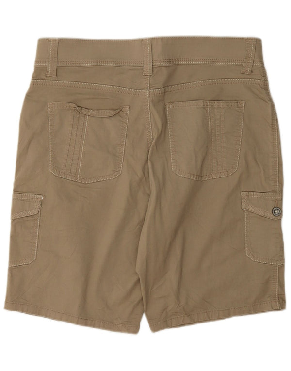 Lee pantalones cortos cargo para mujer US 10 grande W32 algodón beige