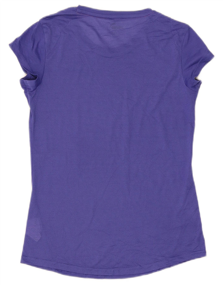 Puma Camiseta para mujer Top UK 10 Small Púrpura Poliéster