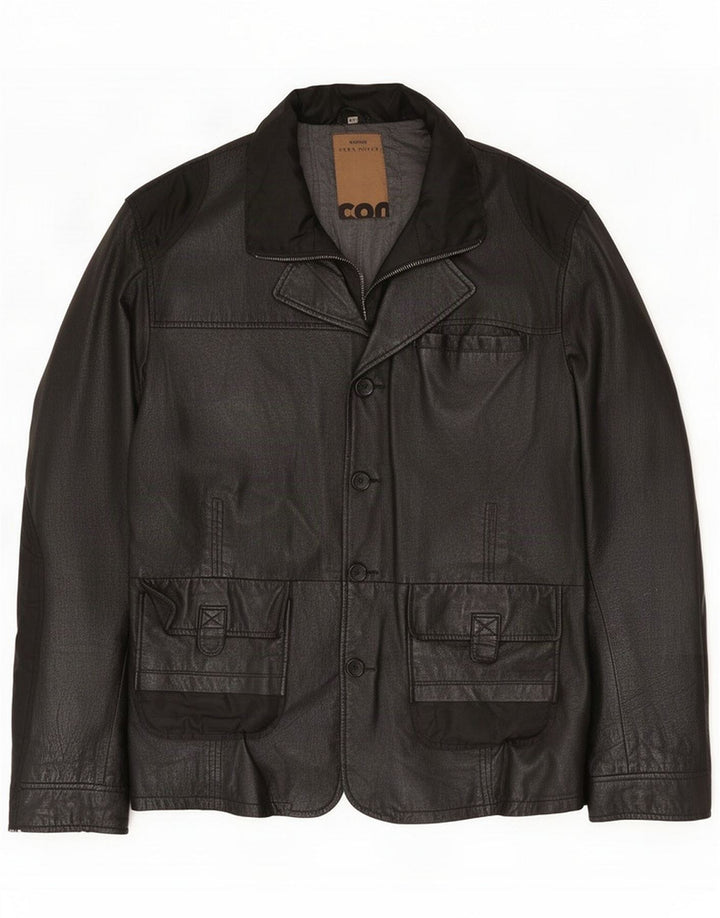 Chaqueta de cuero para hombre Conbipel IT 56 2XL Negro