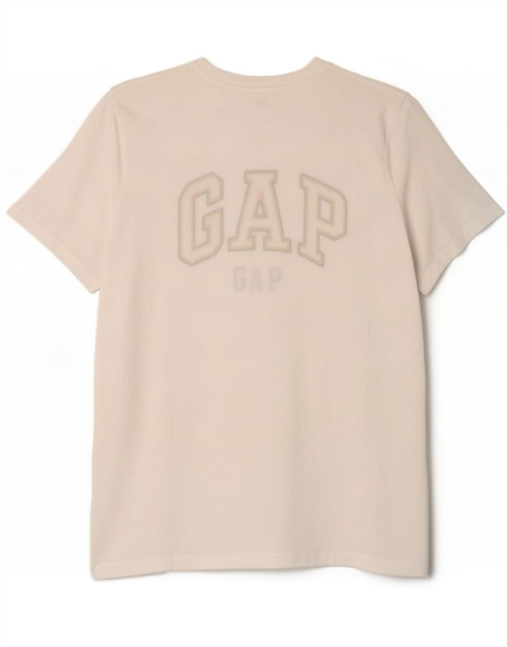 Gap Camiseta clásica con gráfico para Hombre Top Grande de algodón Blanco
