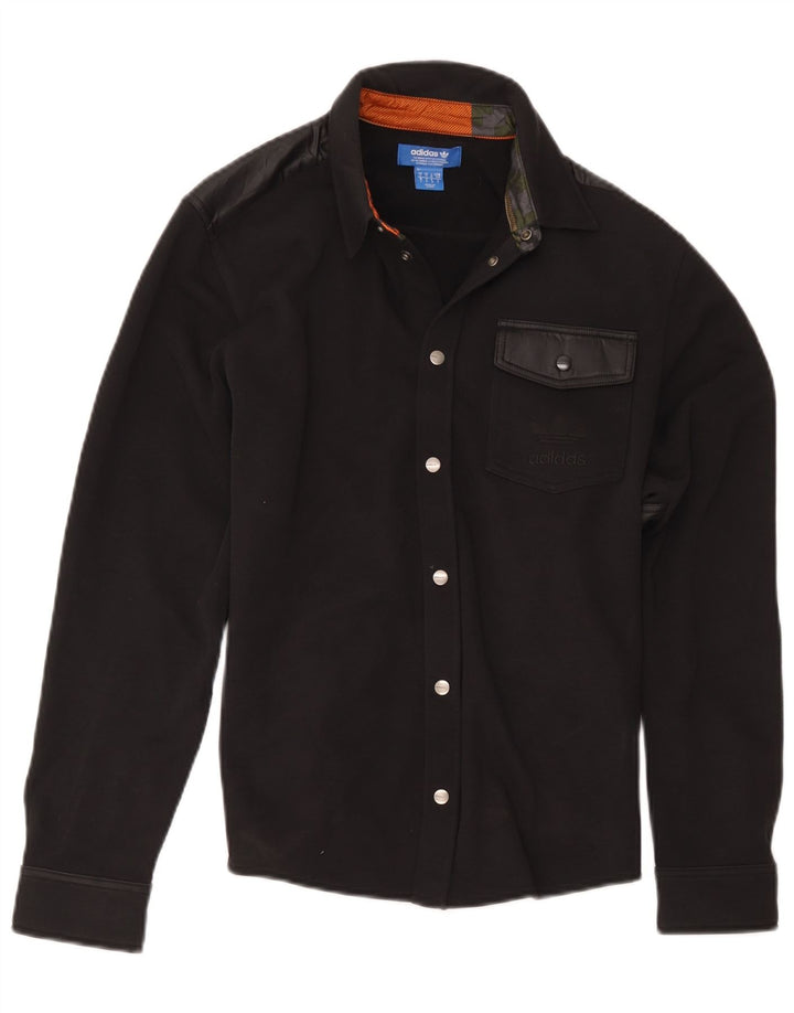 Camisa Adidas Hombre Pequeña Poliéster Negro