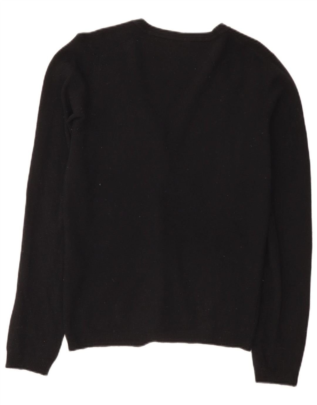 Benetton Cárdigan Mujer UK 40 Small Lana Negra