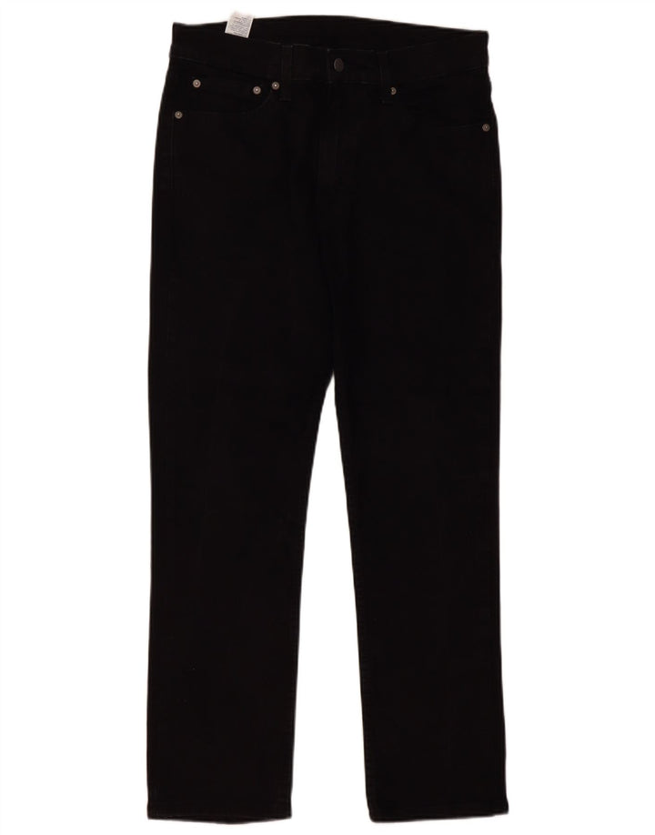 Levi's Hombre 511 Slim Jeans W32 L30 Algodón Negro