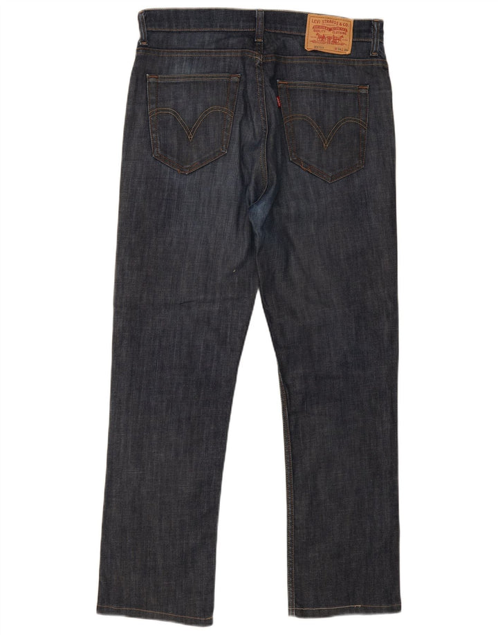 Vaqueros rectos Levi's para hombre W34 L34 Algodón azul marino