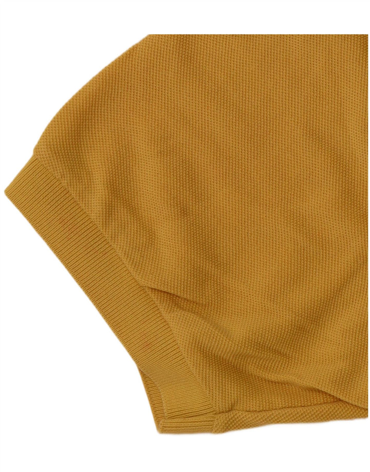 LACOSTE Polo de ajuste clásico para hombre talla 4 mediano algodón amarillo