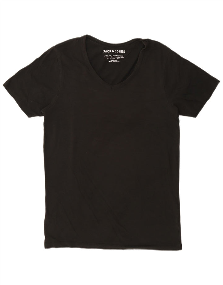 Jack & Jones - Camiseta para hombre, talla grande, color negro