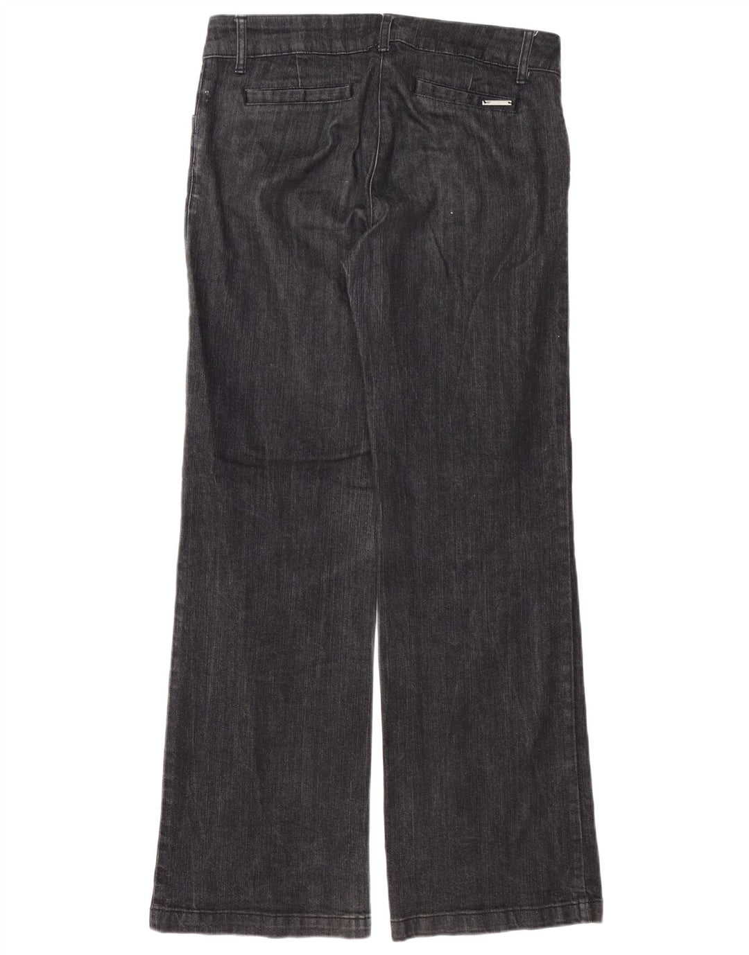 WALLIS Vaqueros Bootcut para Mujer UK 12 Medium W32 L32 Algodón Negro