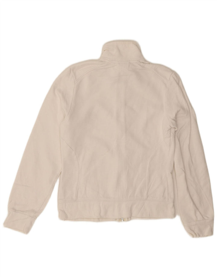 Adidas - Chaqueta de chándal para mujer, talla 12, algodón blanco mediano
