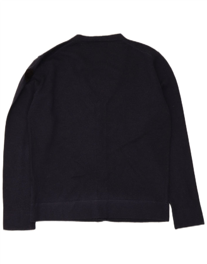 Blauer - Cárdigan para mujer, talla 40, talla grande, lana azul marino