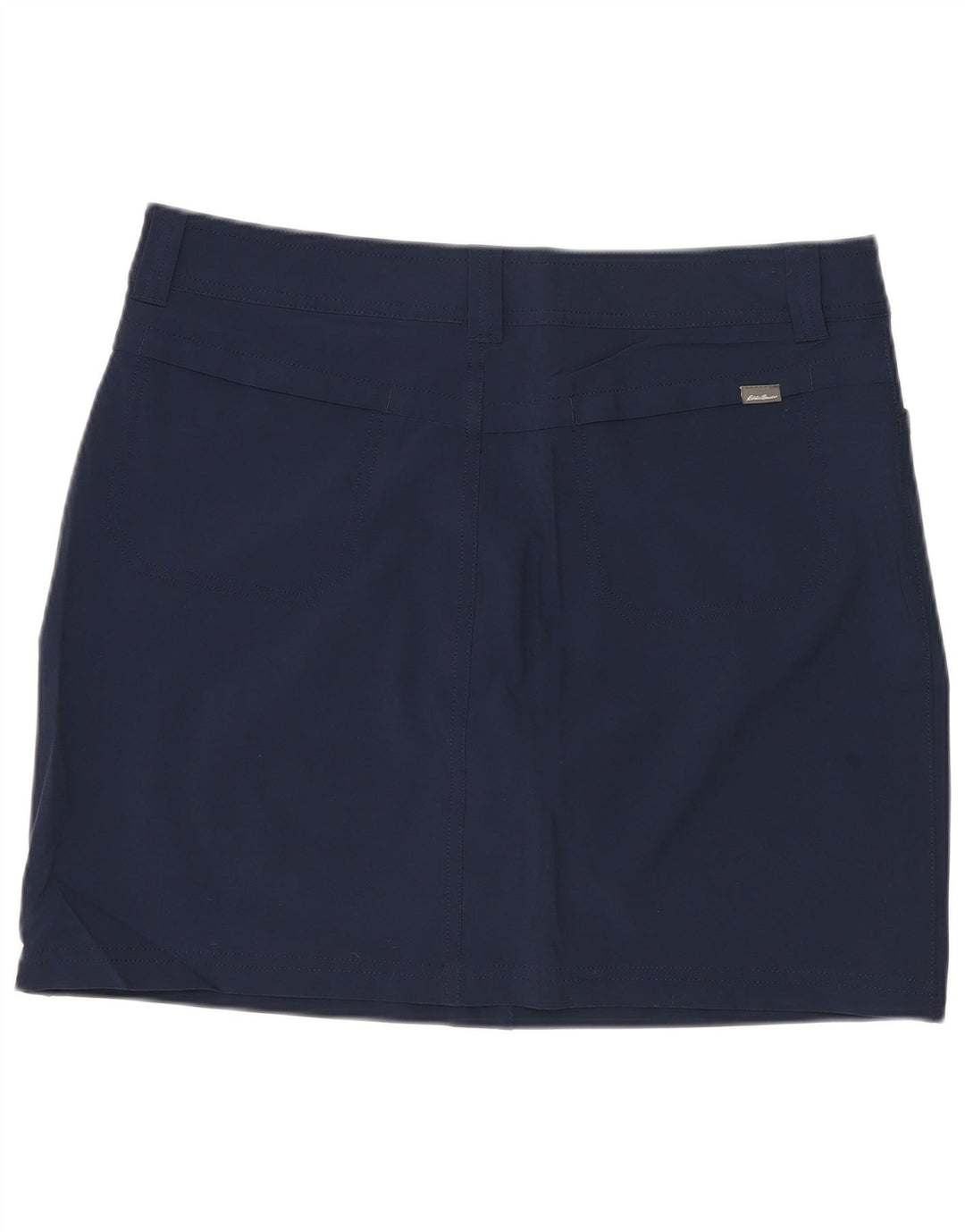 EDDIE BAUER Minifalda para mujer US 8 Mediana W32 Poliéster azul marino