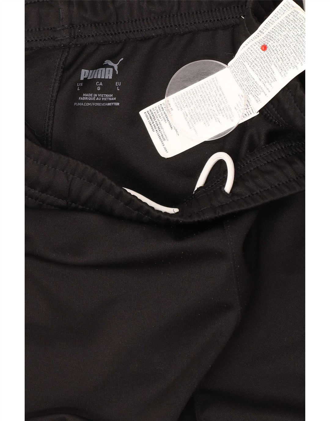 Pantalón De Chándal Puma Hombre Grande Negro Poliéster