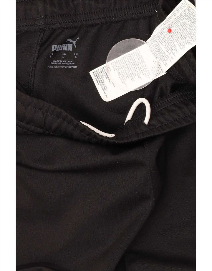 Pantalón De Chándal Puma Hombre Grande Negro Poliéster