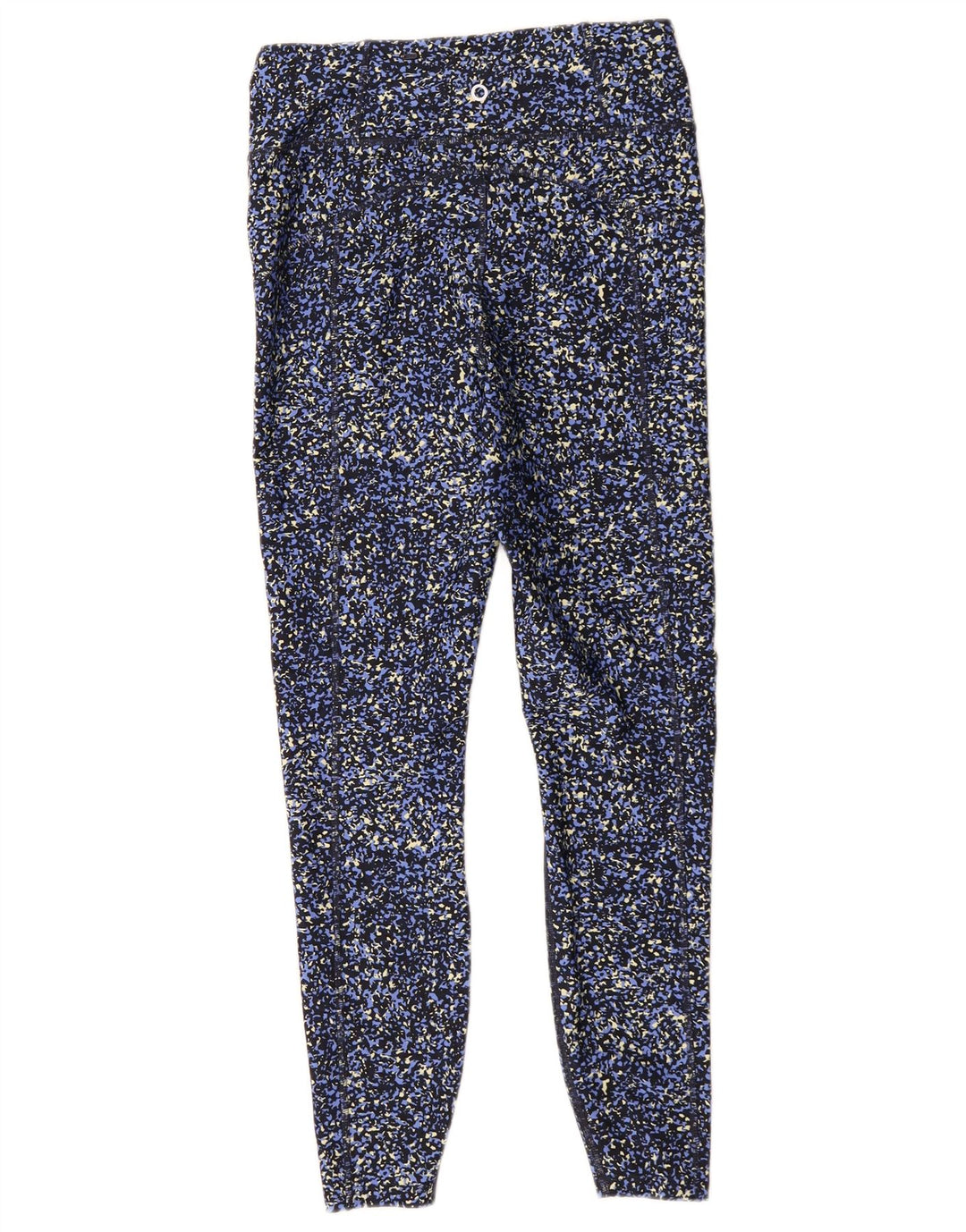 Marks & Spencer Leggings para mujer Reino Unido 10 Pequeño poliéster moteado azul