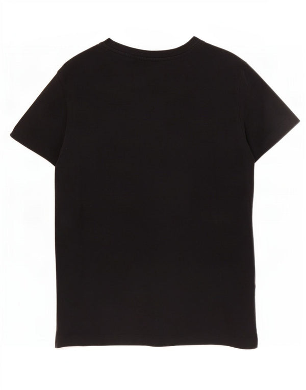 Calvin Klein Jeans Camiseta gráfica para mujer Top UK 10 Small Negro