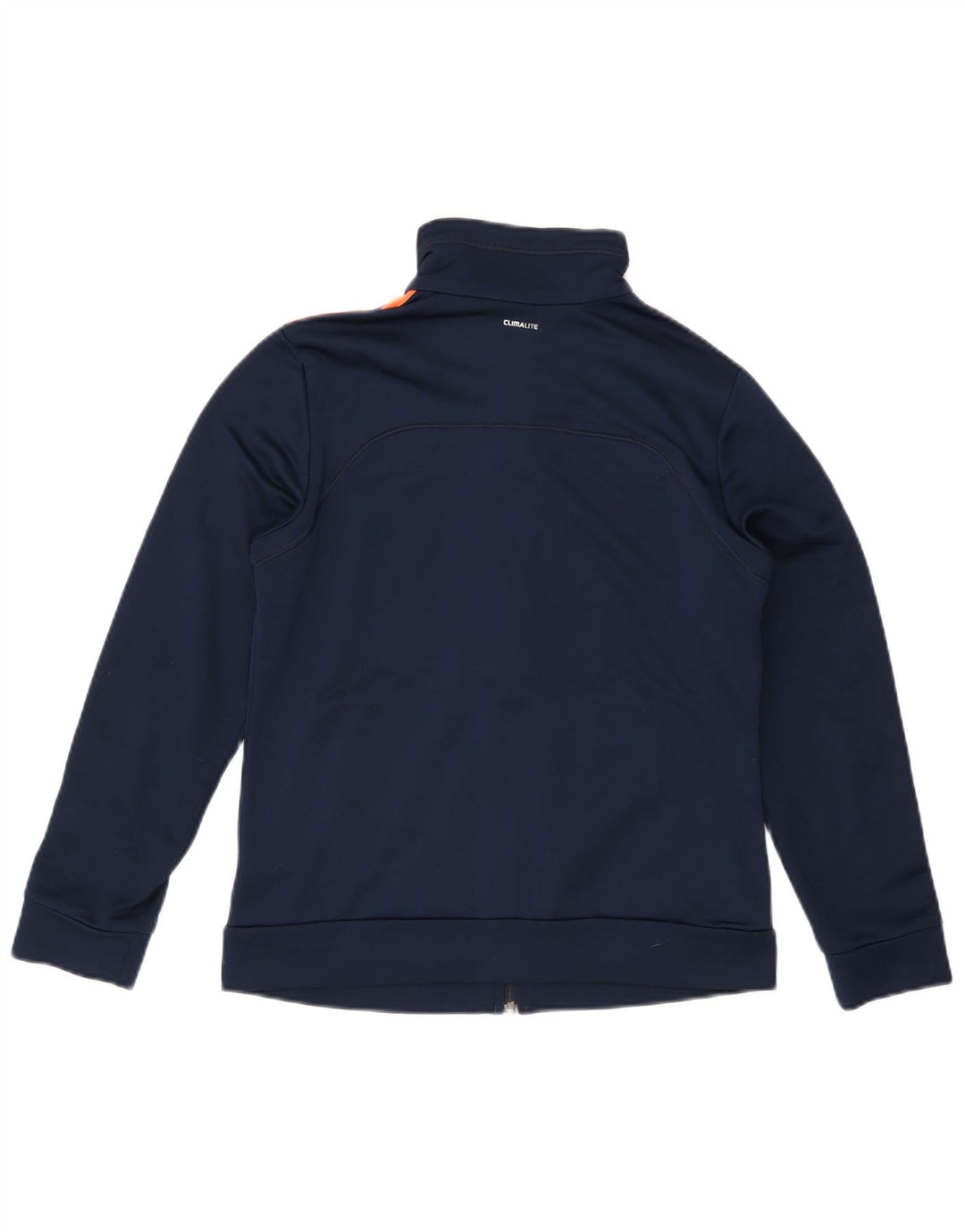 ADIDAS Mujer Climalite Chándal Top Chaqueta Reino Unido 12/14 Medio Azul Marino