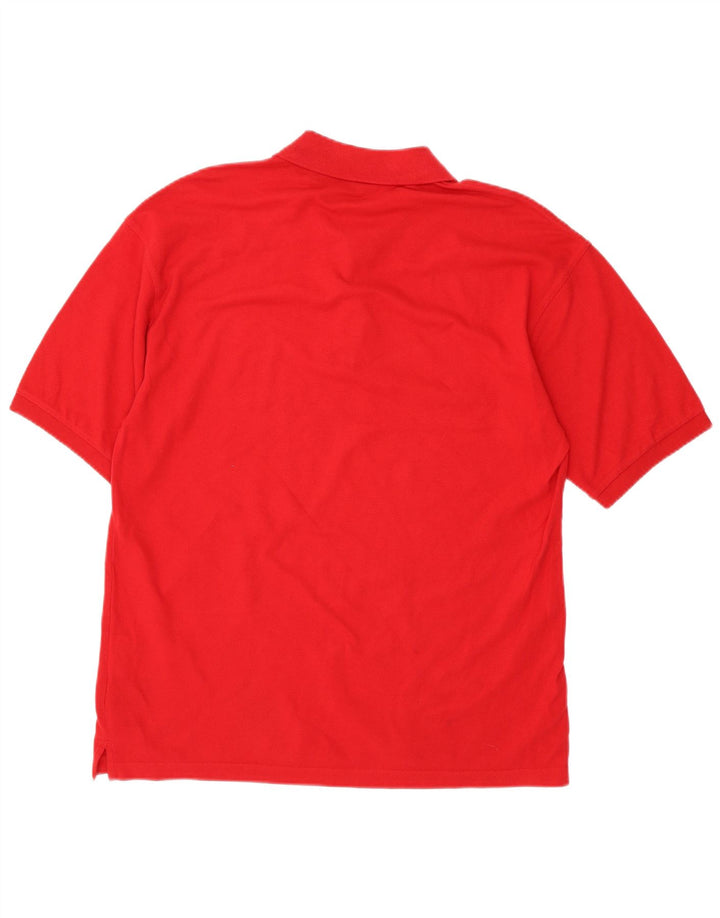 FILA Mens Polo Shirt XL Red Cotton