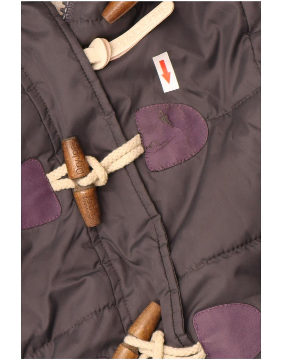 Superdry Abrigo acolchado Sherpa con capucha para hombre, talla 40, poliéster gris pequeño