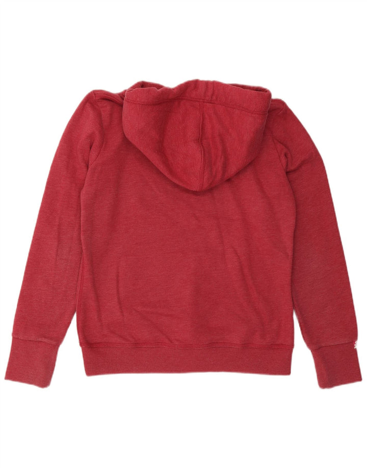 SUPERDRY Jersey con capucha gráfica para mujer UK 46 Large Red Cotton