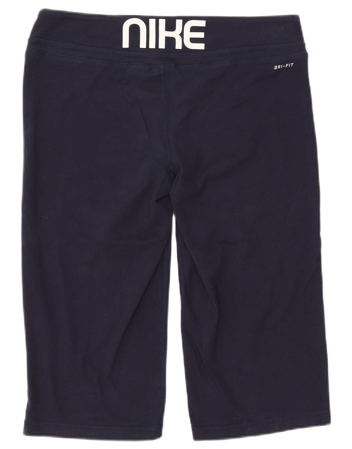 NIKE Bermudas deportivas Dri Fit para mujer, talla grande, azul marino