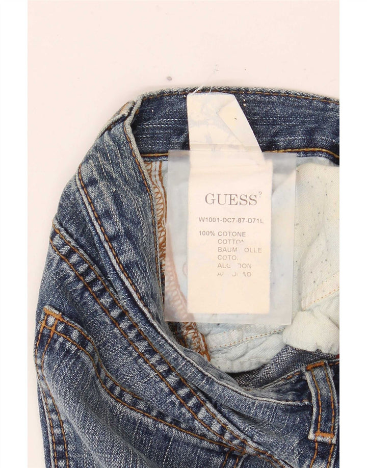 Vaqueros Guess Mujer Acampanados W26 L32 Azul Algodón