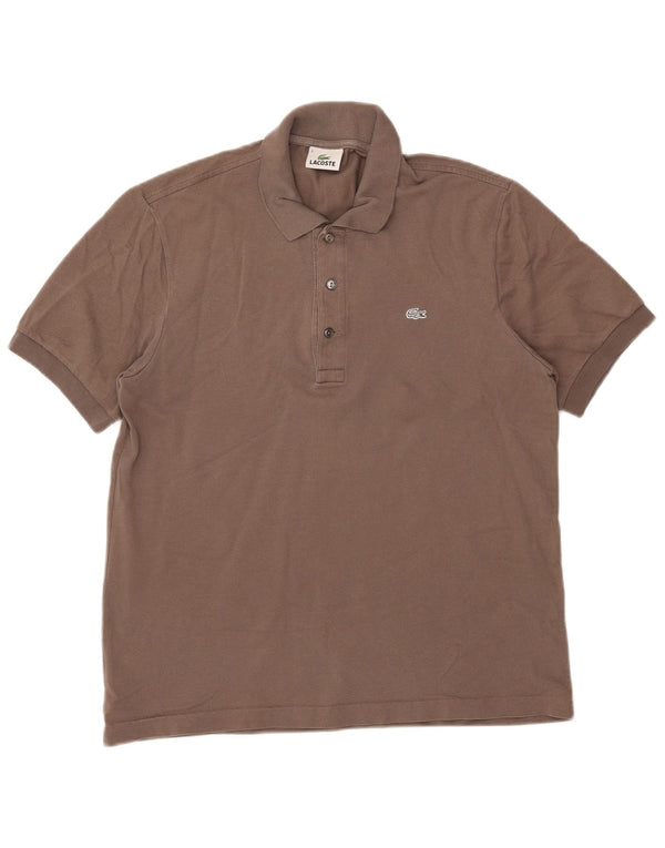 Polo Lacoste para hombre talla 5 grande algodón gris