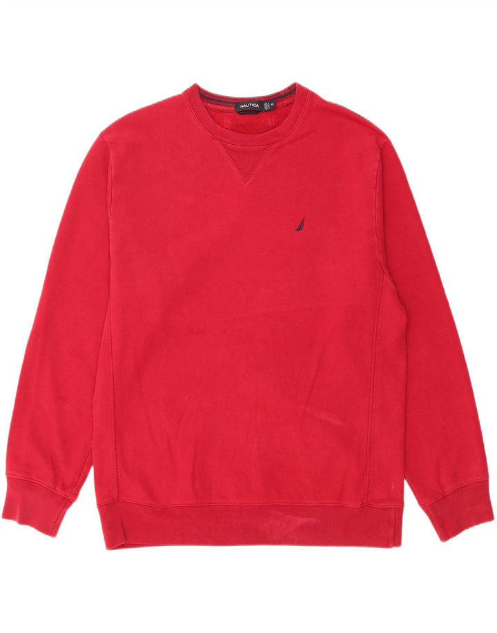 Nautica Sudadera Hombre Jumper XL Rojo Algodón