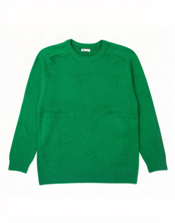 Zara Hombre Jersey Cuello Redondo Jersey XL Acrílico Verde