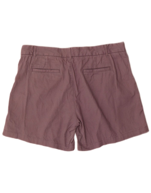 Pantalones cortos chinos para mujer Fat Face UK 46 Large W36 Algodón morado