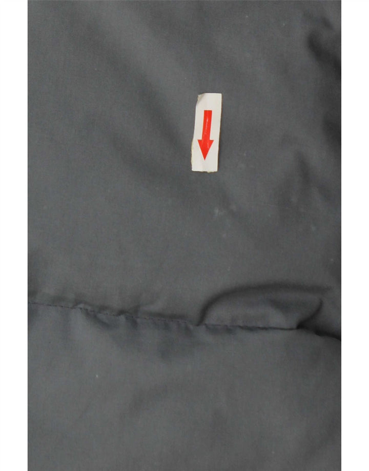 Brugi Chaqueta acolchada con capucha para hombre IT 52 XL Poliéster gris