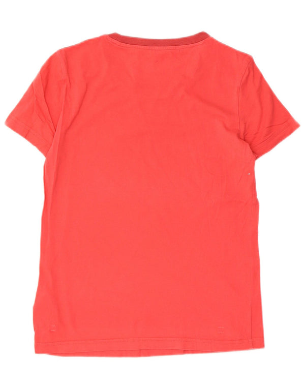 Adidas Camiseta Mujer Top UK 8/10 Small Rojo Algodón