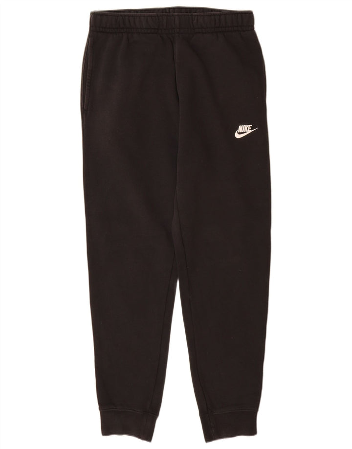 NIKE Hombre Pantalones de Chándal Joggers Small Negro Algodón