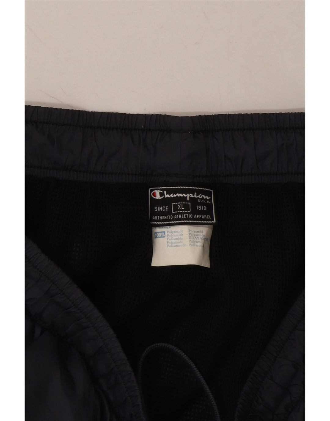 CHAMPION Mens Tracksuit Trousers XL Grey Polyester Vintage Champion and Second-Hand Champion from Messina Hembry 