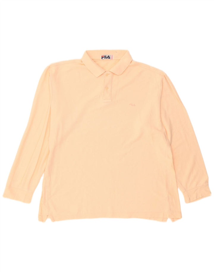 Fila Polo de manga larga para hombre IT 52 Large Pink