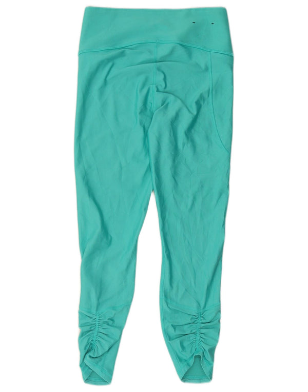 Under Armour Leggings capri para mujer UK 12 Poliéster turquesa mediano