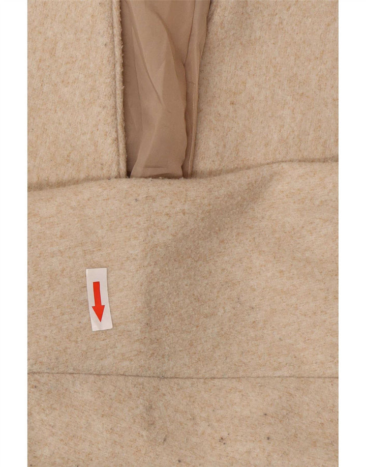 Zara Mujer Abrigo Abierto Extragrande UK 6 XS Beige