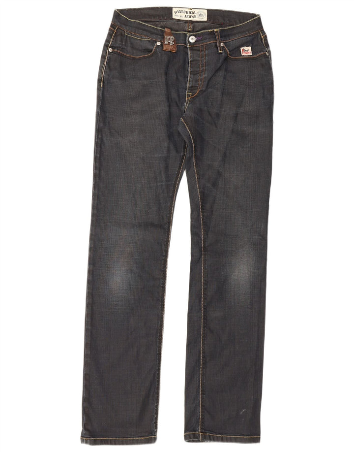Roy Rogers Vaqueros ajustados para hombre W31 L32 Algodón azul marino