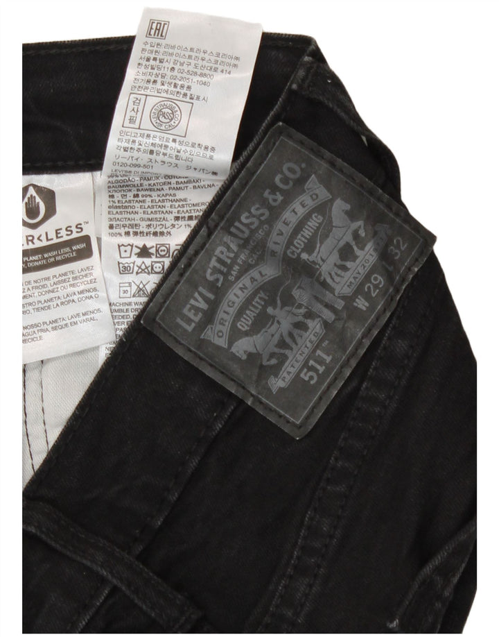Levi's Vaqueros ajustados para hombre W29 L32 Algodón negro
