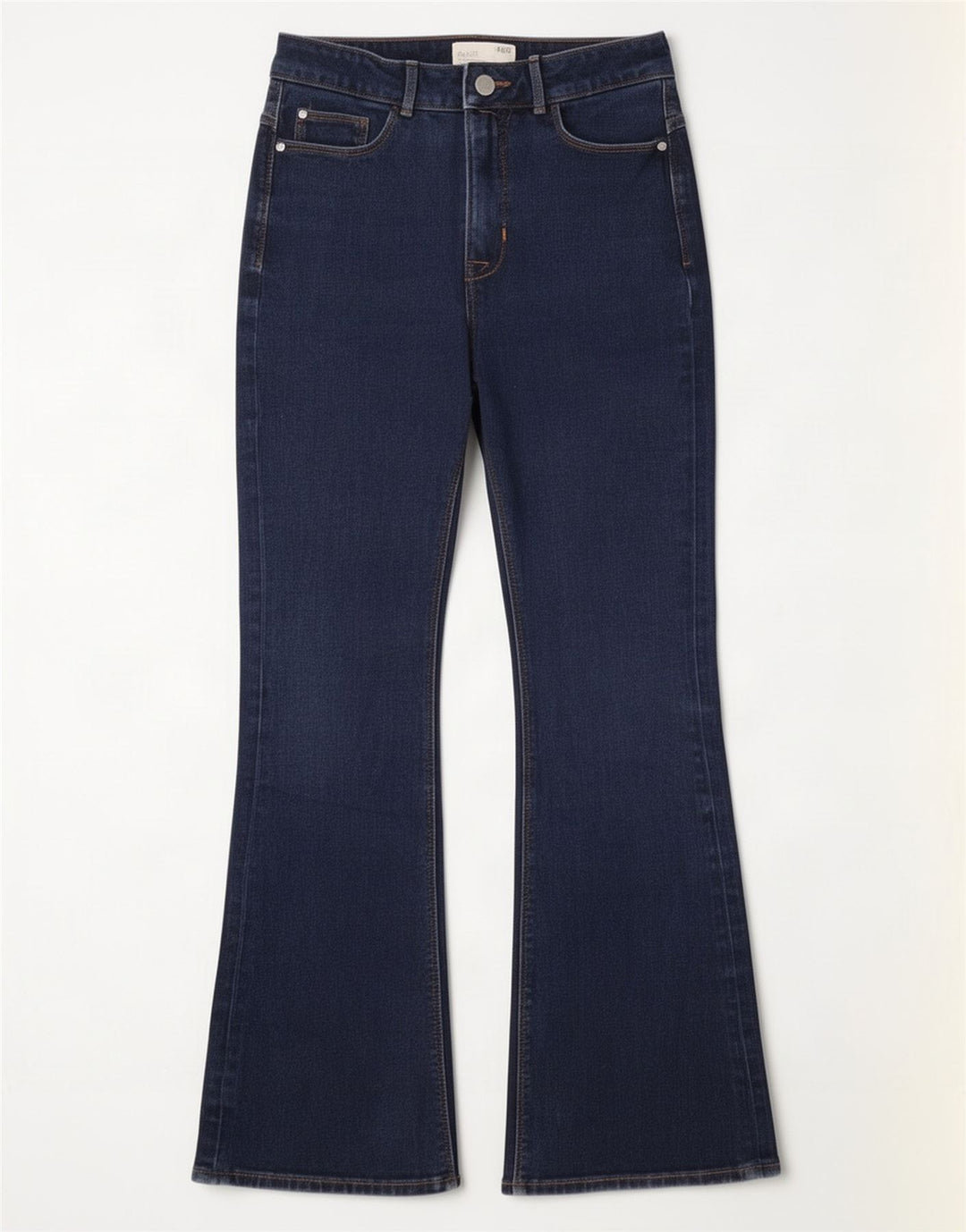 Marks & Spencer Vaqueros acampanados mágicos para mujer UK 10 Small W26 L26 Azul marino