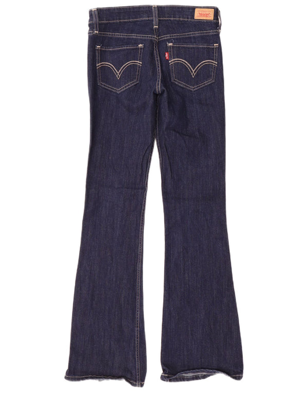 Levi's Jeans 518 Super Low Bootcut para mujer US 1 XS W28 L32 Algodón azul marino
