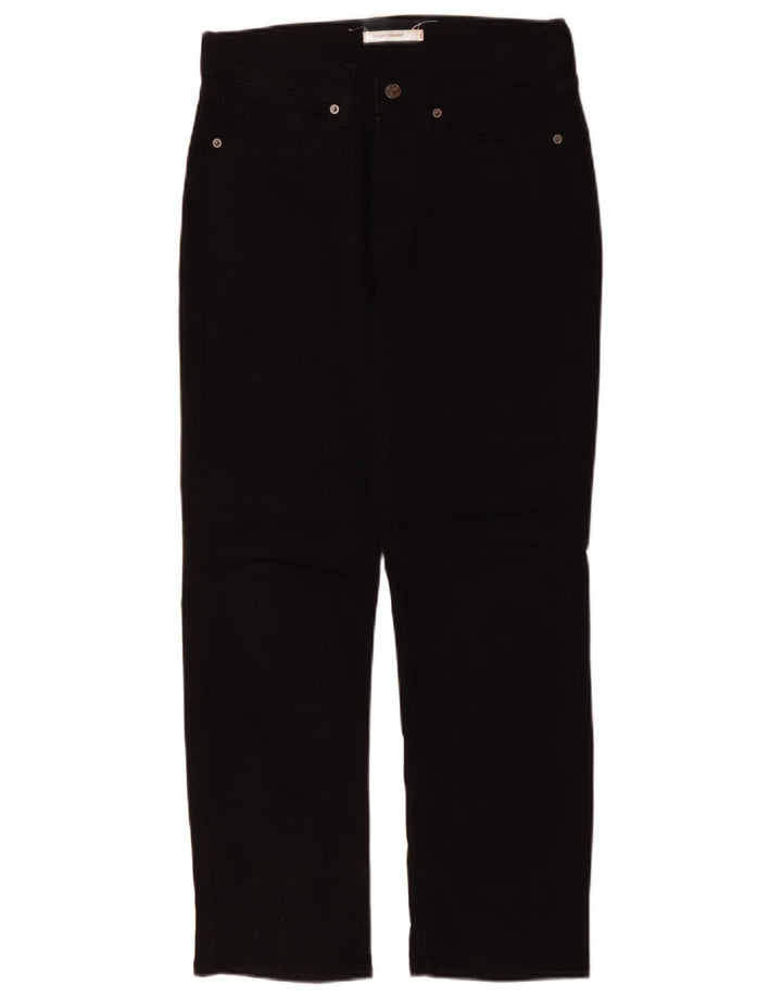 LEVI'S Jeans rectos clásicos para mujer US 6 Medium W30 L27 Algodón negro