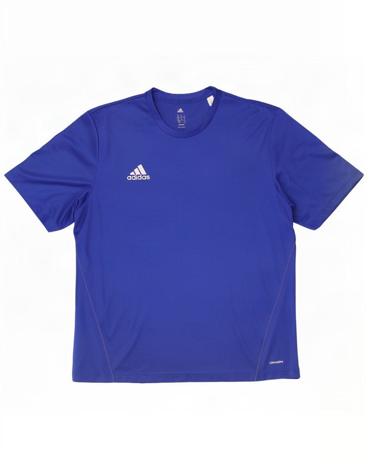 Adidas Hombre Climalite Camiseta Top XL Azul Poliéster