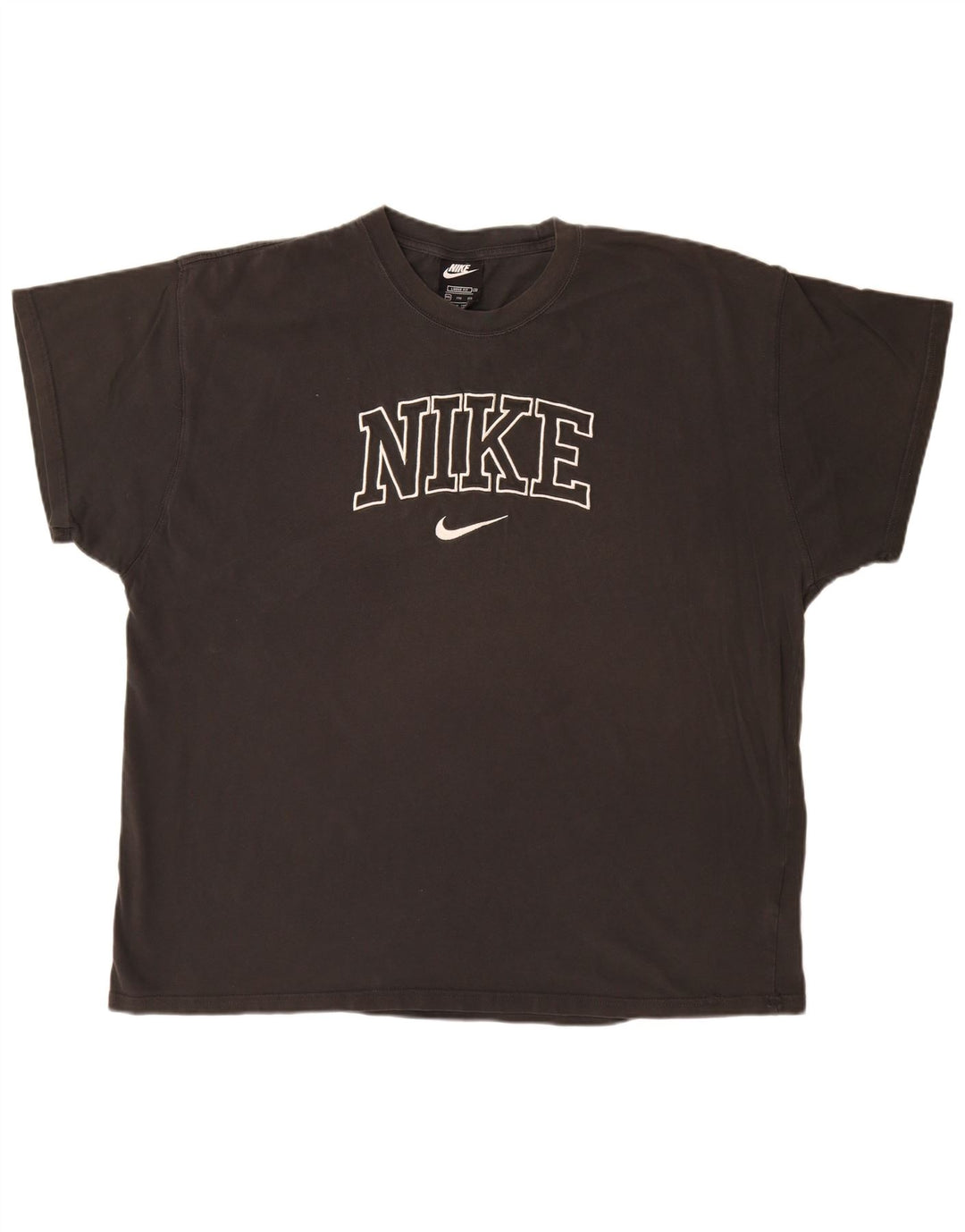 NIKE Camiseta holgada para hombre con gráfico, talla 2XL, algodón negro